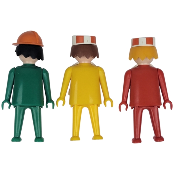 Playmobil System Construction Worker Deluxe Set No. 015 Replacement Pieces Lot - Picture 4 of 5